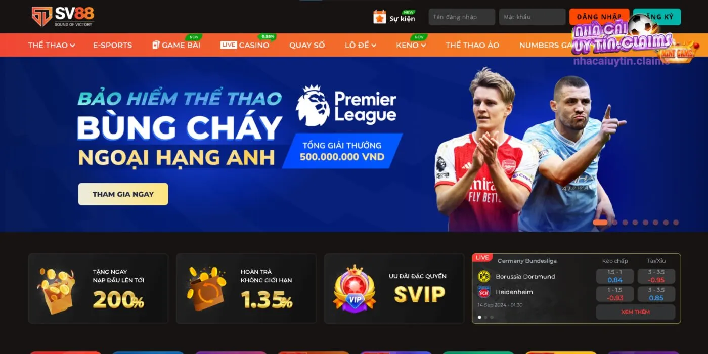 Trải nghiệm game mượt mà trên nhà cái SV88 